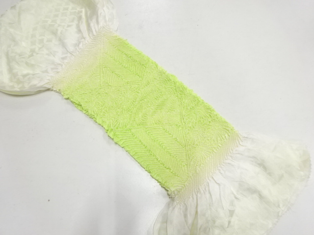 正絹　絞り　帯揚げ